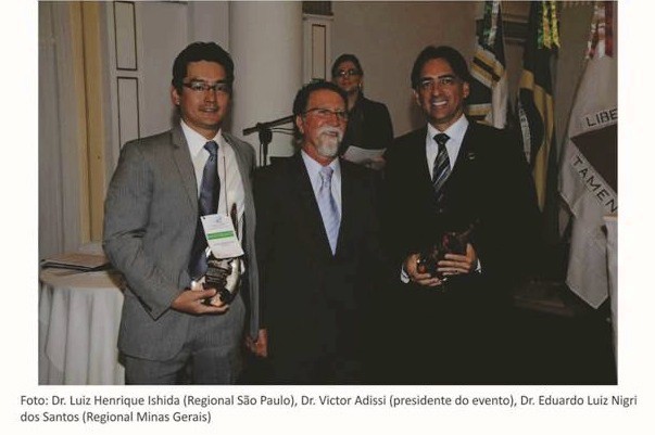 Dr. Ishida, Dr. Adissi e Dr. Nigri dos Santos